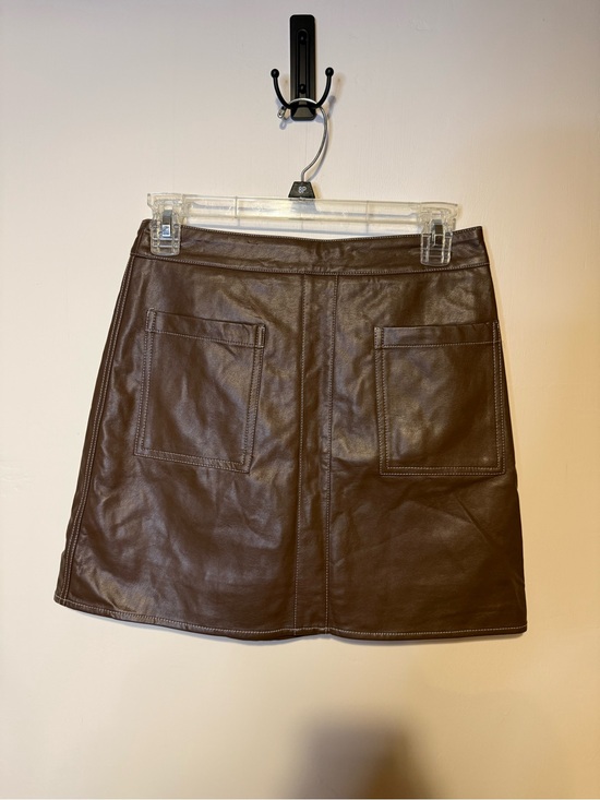 Altar'd State Dresses & Skirts - NEW Altar'd State Brown Camel Faux Leather Mini Skirt Sz Small Festival Date